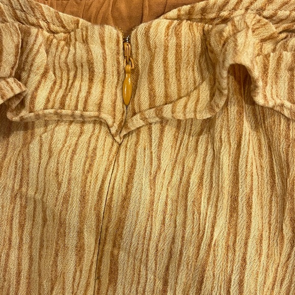 Lulu's Tan Ruffle Mini Dress - Picture 5 of 6